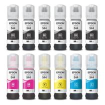 Kit 12 refil original de uso t544 compativel l3110 l3210 l3250 seladas lacradas, produto novo