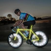 Kit 12 Refletores de Raio para Bicicleta Segurança Noturna Prata 80mm Visibilidade 400m em Roda Kit 12 Refletores de Raio para Bicicleta Segurança Noturna Prata 80mm Visibilidade 400m em Roda