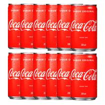 Kit 12 Refrigerante Coca Cola Lata 220ml