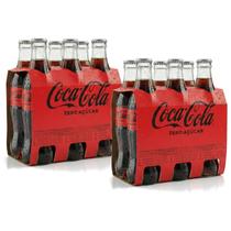 Kit 12 Refrigerante Coca Cola Zero Açucar Vidro 250ml Kit 12 Refrigerante Coca Cola Zero Açucar Vidro 250ml