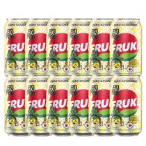 Kit 12 Refrigerante Fruki Guaraná e Abacaxi Zero Açúcar Lata 350ml