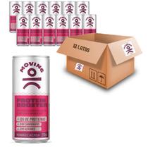 Kit 12 Refrigerante Proteico Moving Morango E Acerola 270Ml