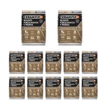 Kit 12 Rejunte Porcelanato E Pedra Cinza Classico Ceramfix Kit 12 Rejunte Porcelanato E Pedra Cinza Classico Ceramfix