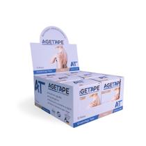Kit 12 Rolos Agetape Kinesiology Tape - 2,5cm X 5m - Bege Kit 12 Rolos Agetape Kinesiology Tape - 2,5cm X 5m - Bege