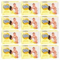 Kit 12 Sabonete Barra Infantil Pom Pom Glicerinado 70g Kit 12 Sabonete Barra Infantil Pom Pom Glicerinado 70g