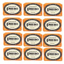 Kit 12 Sabonete em Barra Base Vegetal Naturelle Phebo 90g