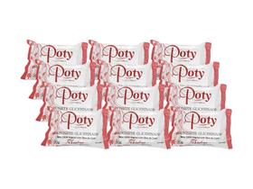 Kit 12 Sabonete Glicerinado Frutas Poty Cosméticos 90g