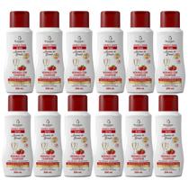 Kit 12 Sabonete Íntimo Morango Champagne 200Ml - BioInstinto