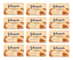 KIT 12 Sabonete Johnson Amendoas 80g