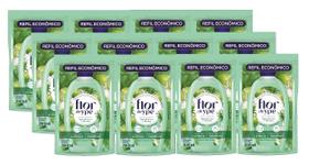 kit 12 Sabonete Líquido Refil Flor De Ypê ÁGUA DE COCO E ALECRIM 200ml