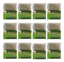 Kit 12 Sabonetes Barra Argila Verde Naturais Bionature 90g Kit 12 Sabonetes Barra Argila Verde Naturais Bionature 90g