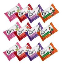 Kit 12 Sabonetes Cremosos Gispy 80G 4 Fragrâncias Escolher