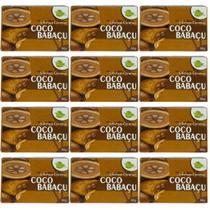 Kit 12 Sabonetes Naturais Coco Babaçu 90g Aroeira Cosmética Hidratação e Frescor