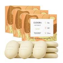 Kit 12 Sabonetes Vegetal em Barra Perfumado Eudora Instance Karité 80g Kit 12 Sabonetes Vegetal em Barra Perfumado Eudora Instance Karité 80g