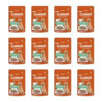 Kit 12 Sachê GoldeN Gourmet Cães Porte Médio Frango - 85G