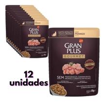 Kit 12 Sachês Granplus Gato Trato Urinário Frango