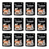 Kit 12 Sachês PremieR GoldeN Gourmet Gatos Adultos Atum 70G Kit 12 Sachês PremieR GoldeN Gourmet Gatos Adultos Atum 70G