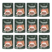 Kit 12 Saches Premier Orgânico Para Gatos Adultos Frango 70G Kit 12 Saches Premier Orgânico Para Gatos Adultos Frango 70G