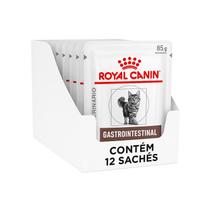 Kit 12 sachês Royal Canin Gastrointestinal Gatos 85 g