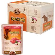 Kit 12 Sachês Special Dog Filhotes Sabor Carne com Batata-Doce Kit 12 Sachês Special Dog Filhotes Sabor Carne com Batata-Doce