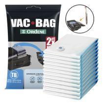 Kit 12 Saco A Vacuo Trip Bag 60x40cm Vac Bag Protetor Ordene