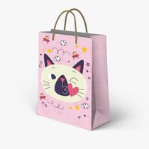 Kit 12 Sacolas Para Presente Grande Decorada 38x24x7 - Gabivivi