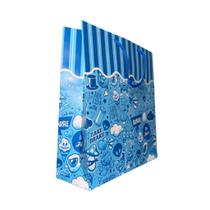 Kit 12 Sacolas Reforçadas Tamanho Médio 22x24x7,5 para Presente Embalagem