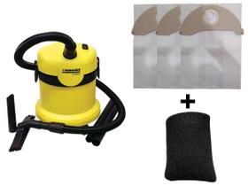Kit 12 Sacos Descartáveis Aspirador Karcher A2003 + 2 Filtro Kit 12 Sacos Descartáveis Aspirador Karcher A2003 + 2 Filtro