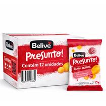 Kit 12 Salgadinho BELIVE S/ Gluten Sabor Presunto 25g Kit 12 Salgadinho BELIVE S/ Gluten Sabor Presunto 25g