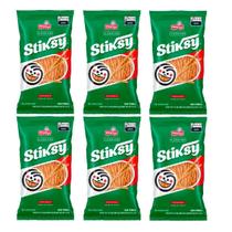 Kit 12 Salgadinhos Elma Chips Stiksy 30g Palitinho Trigo