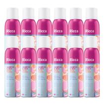 Kit 12 Shampoo a Seco Brisa Floral Remove Oleosidade Ricca 150ml