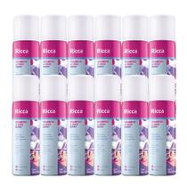 Kit 12 Shampoo a Seco Ricca de Bolso Remove Oleosidade Berry 50ml