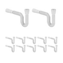 Kit 12 Sifão Tigre Pia Cozinha Banheiro Lavatório 66cm