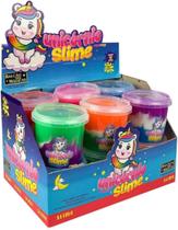 Kit 12 Slime Glitter Cores Mágicas Unicórnio 180g Kit 12 Slime Glitter Cores Mágicas Unicórnio 180g