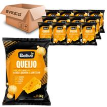 Kit 12 Snack Arroz, Quinoa Lentilha Sabor Queijo BELIVE 35g