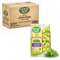 Kit 12 Snacks de soja GOODSOY s/ Gluten Ervas Finas 25g Kit 12 Snacks de soja GOODSOY s/ Gluten Ervas Finas 25g