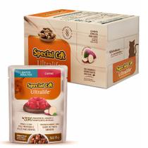 Kit 12 Special Cat Ultralife Sachê Adultos Sabor Carne 85g