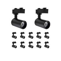 Kit 12 Spot De Trilho 10w 700lm 3000k Preto Blumenau Kit 12 Spot De Trilho 10w 700lm 3000k Preto Blumenau