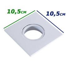 kit 12 Spot embutir rente orientável alumínio injetado + 12 LED dicróica GU10 MR16 6w 3000k STL74
