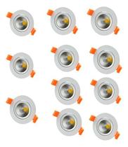Kit 12 Spot Led Cob 5w Branco Quente Redondo Eclick 127/220v Branco Kit 12 Spot Led Cob 5w Branco Quente Redondo Eclick 127/220v Branco