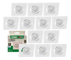 Kit 12 Spot Led Neo Mr16 Embutir Quadrado 5w Taschibra 6500k Kit 12 Spot Led Neo Mr16 Embutir Quadrado 5w Taschibra 6500k