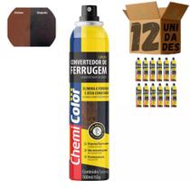 Kit 12 Spray Convertedor De Ferrugem Chemicolor 100ml