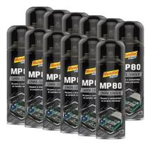 Kit 12 spray limpa contato mundial prime 300ml mp-80 recupera condutividade