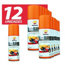 Kit 12 Spray Limpador Moto Lavagem A Seco S/ Esfregar Repsol