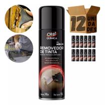 Kit 12 Spray Removedor De Tinta E Verniz Orbi 340ml