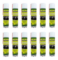 Kit 12 Spray Silicone Aerossol Carro Barco Esteira 300ml