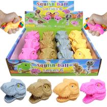 Kit 12 Squishy Dino T-Rex de Apertar Brinquedo Anti Stress Festa Infantil Lembrancinha Kit 12 Squishy Dino T-Rex de Apertar Brinquedo Anti Stress Festa Infantil Lembrancinha