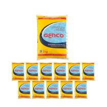 Kit 12 Sulfato De Alumínio Decantador Clarificante 2kg Genco Kit 12 Sulfato De Alumínio Decantador Clarificante 2kg Genco