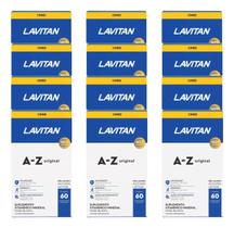 Kit 12 Suplemento Lavitan A-Z Original Com 60 Cp - Cimed Kit 12 Suplemento Lavitan A-Z Original Com 60 Cp - Cimed