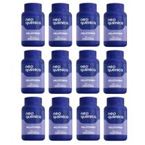 Kit 12 Suplemento Melatonina Com 90 Comprimidos Neo Química Kit 12 Suplemento Melatonina Com 90 Comprimidos Neo Química